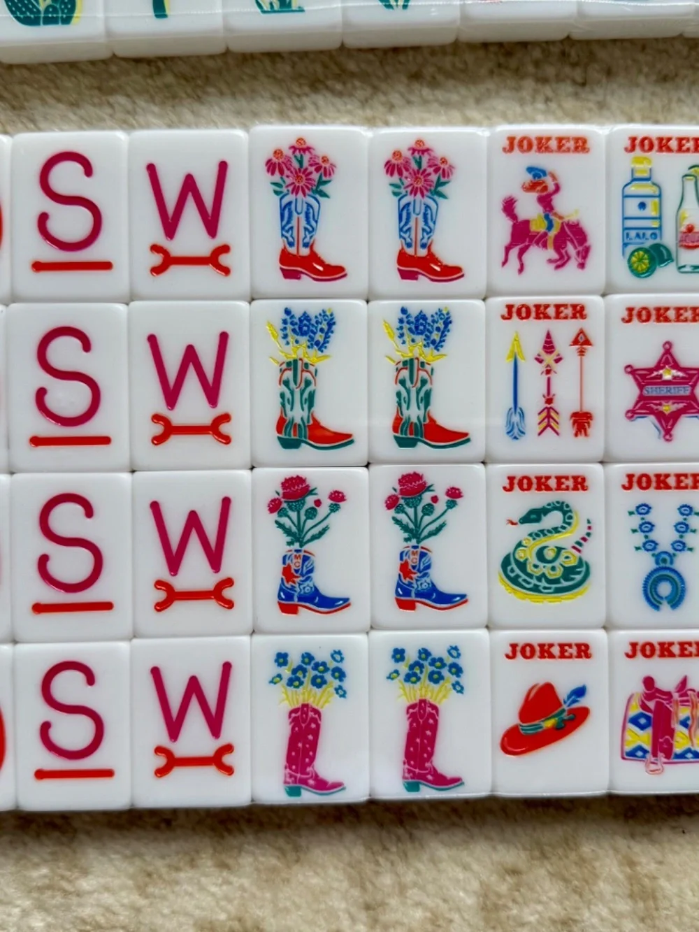 Texas Ranch Mahjong tiles - Picture 3 of 5